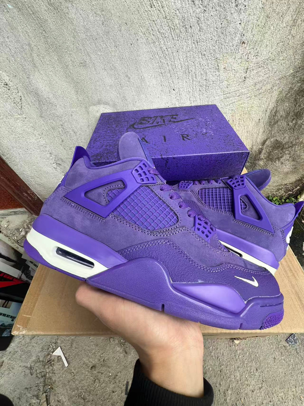 Nigel Sylvester x Air Jordan 4 Retro OG SP "Purple Brick"