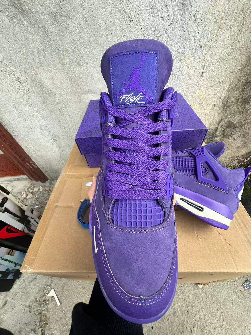 Nigel Sylvester x Air Jordan 4 Retro OG SP "Purple Brick"