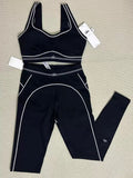 Alo Yoga Heart Throb sports bra and leggings set