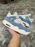 Women's Air Jordan 4 Retro TEX "Worn Blue Denim"