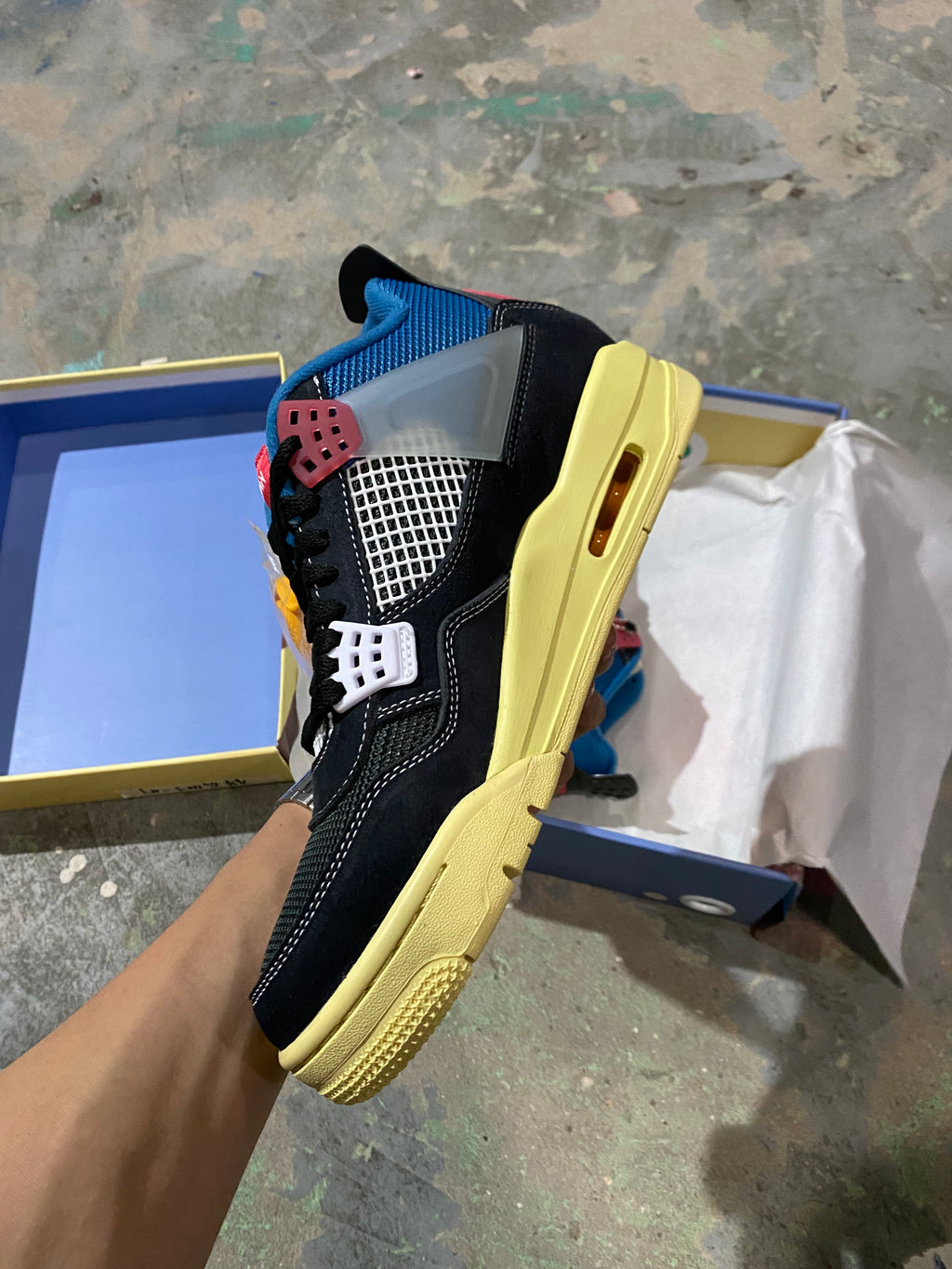 Union LA x Air Jordan 4 Retro 'Off Noir'