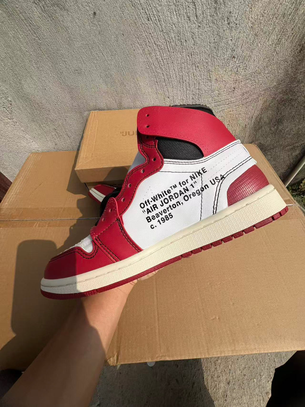 the Nike Air Jordan 1 Retro High Off-White "Chicago"