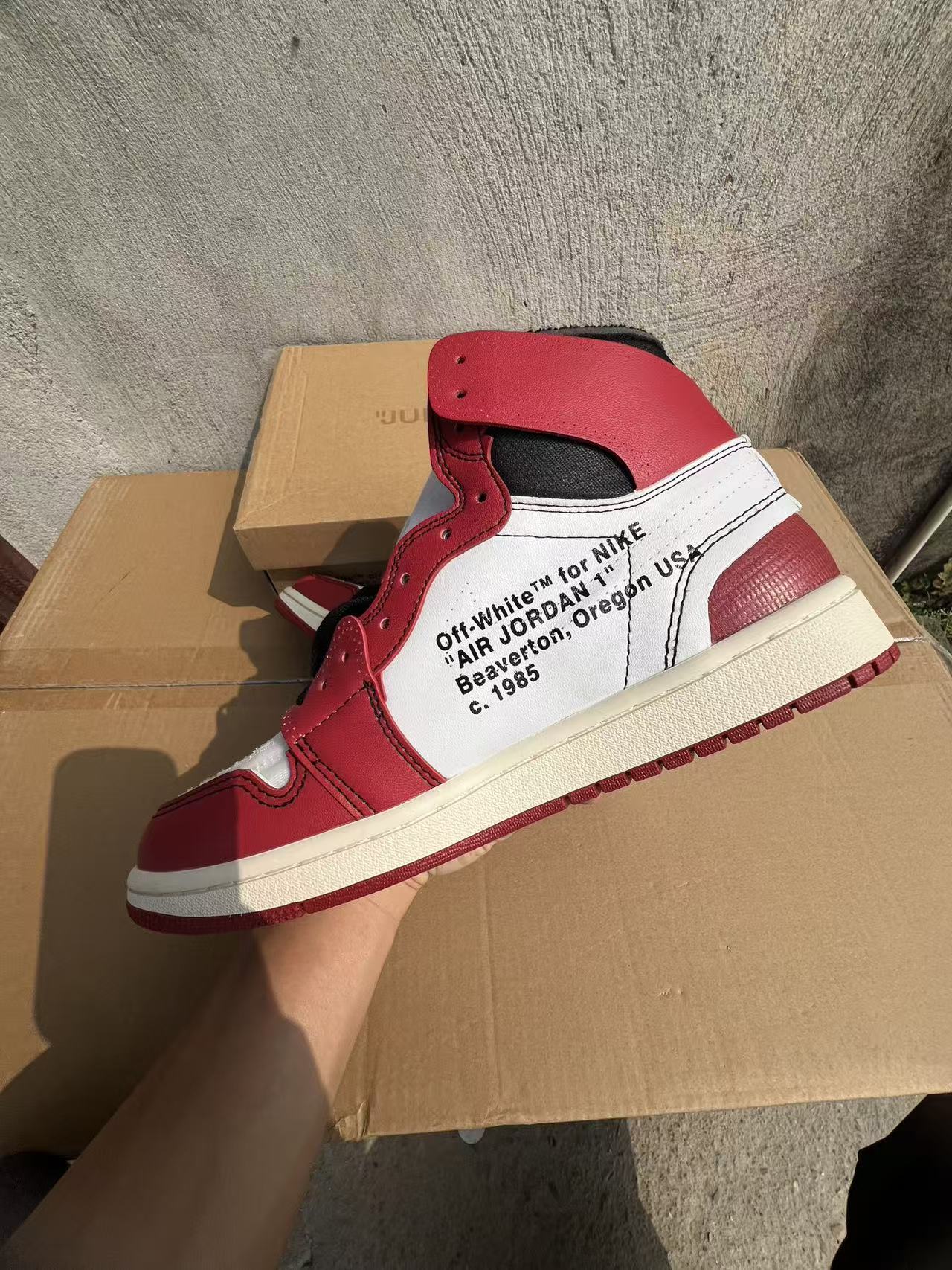 the Nike Air Jordan 1 Retro High Off-White "Chicago"