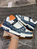 Louis Vuitton LV Trainer Monogram Denim