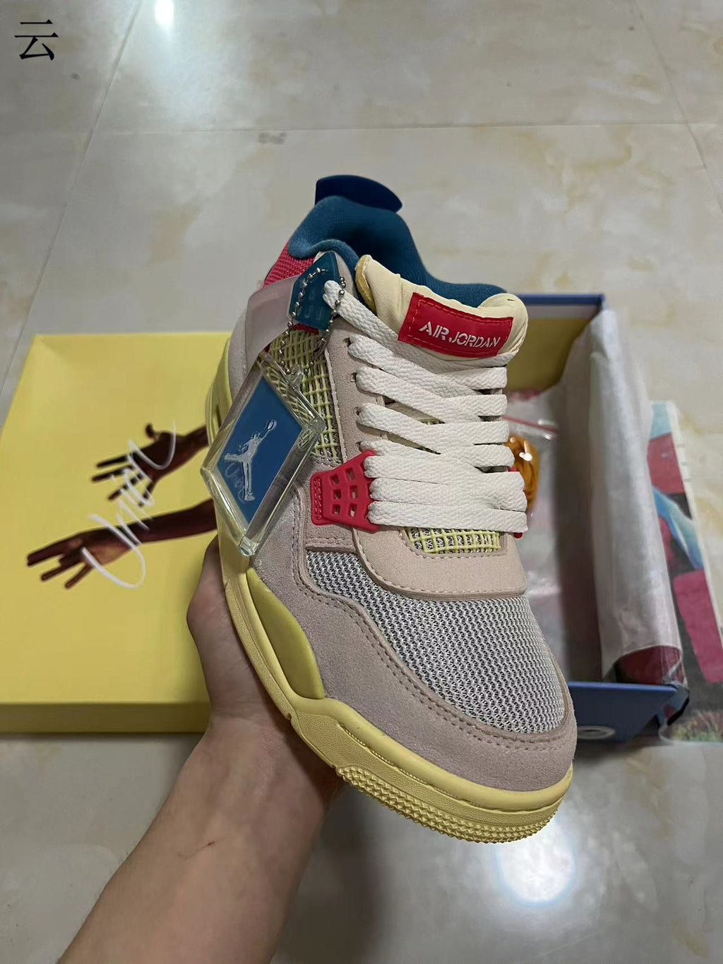 Union LA x Air Jordan 4 Retro "Guava Ice"
