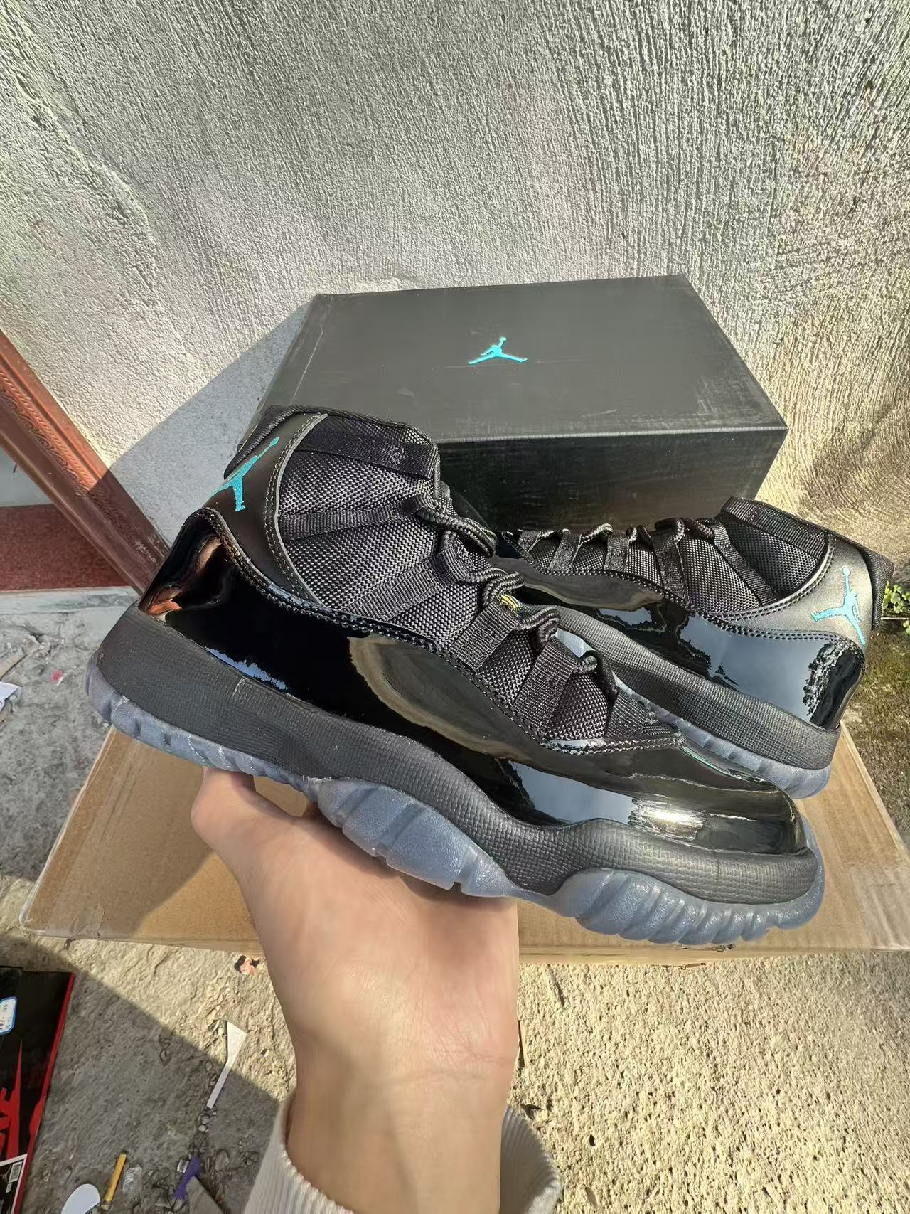 the Air Jordan 11 Retro "Gamma Blue."