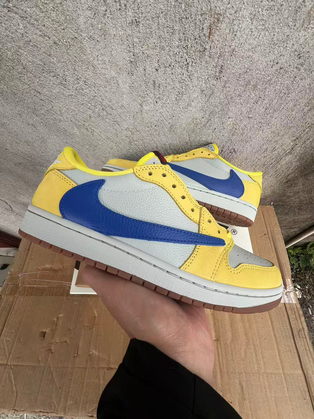 Travis Scott x Air Jordan 1 Retro Low OG "Canary"