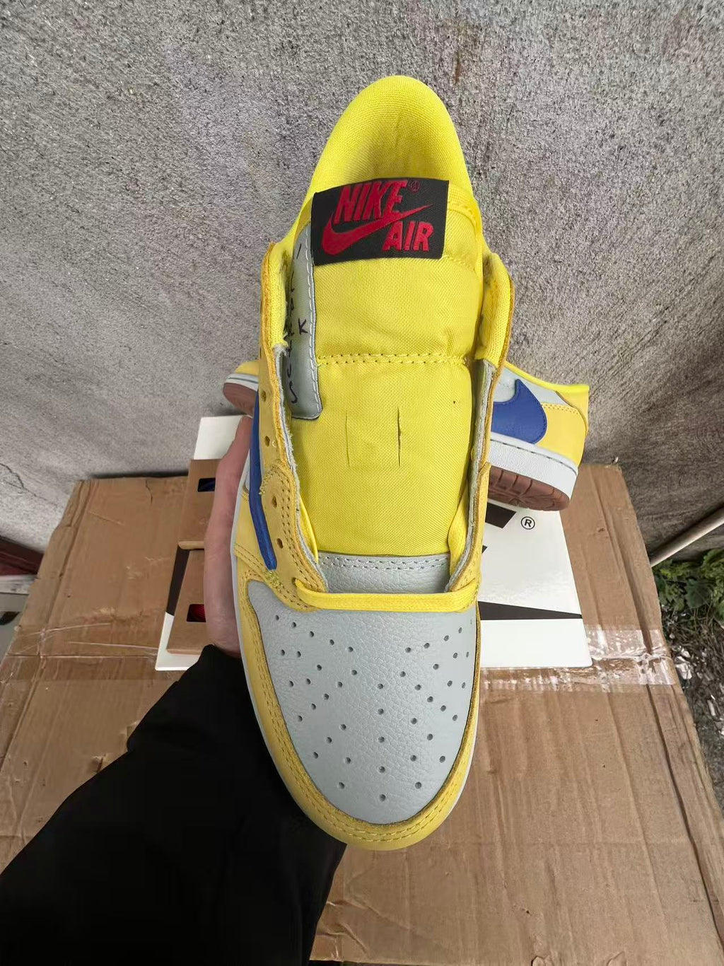 Travis Scott x Air Jordan 1 Retro Low OG "Canary"