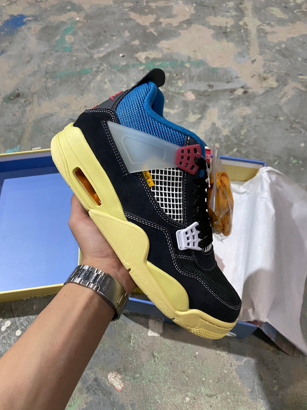 Union LA x Air Jordan 4 Retro 'Off Noir'