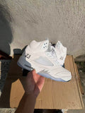 the Air Jordan 5 Retro OG "White Metallic"