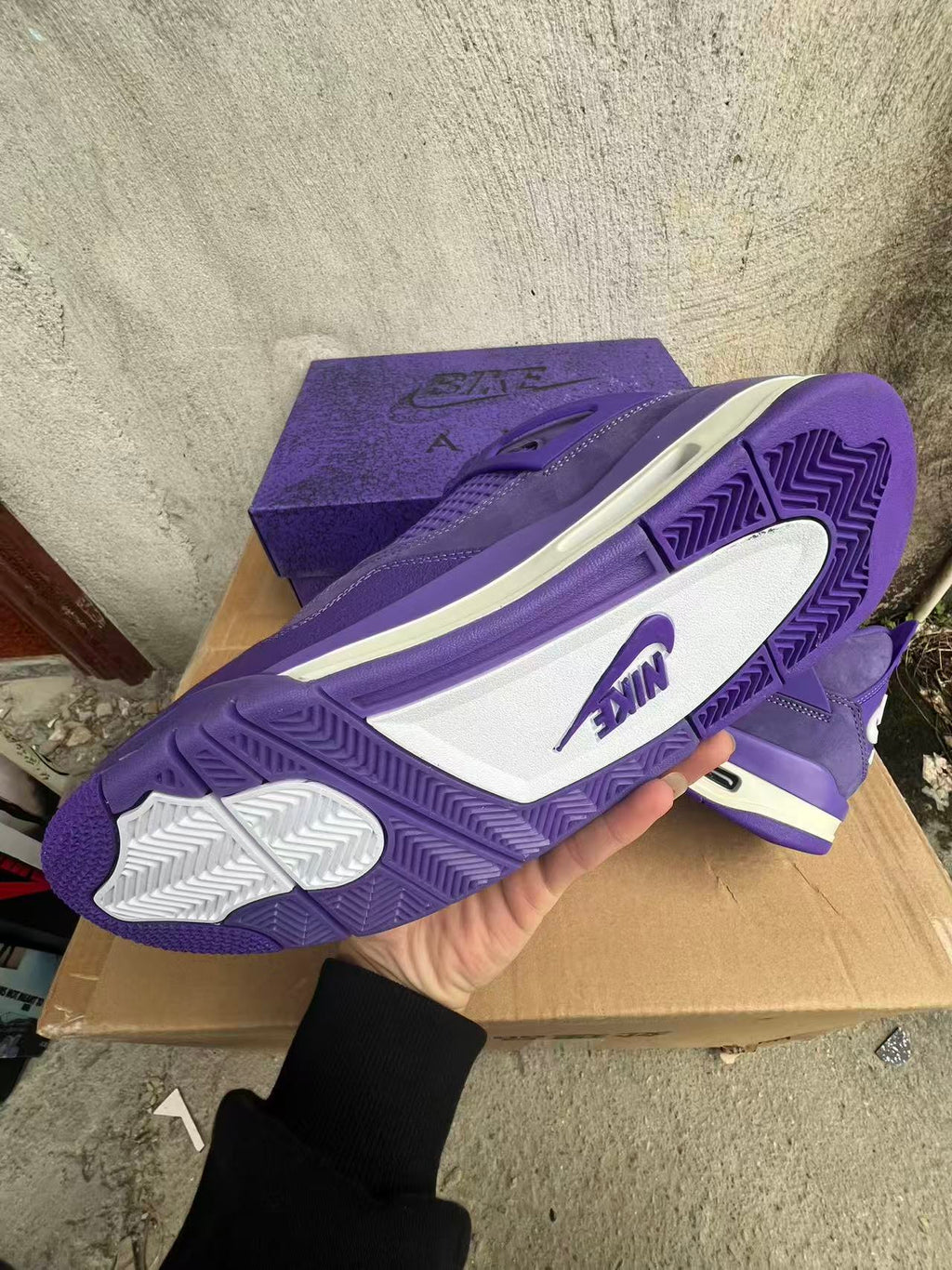 Nigel Sylvester x Air Jordan 4 Retro OG SP "Purple Brick"