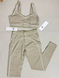 Alo Yoga Heart Throb sports bra and leggings set