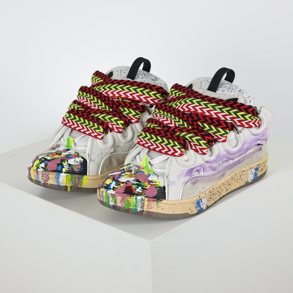 Lanvin x Gallery Dept. Painted Leather Curb Sneaker