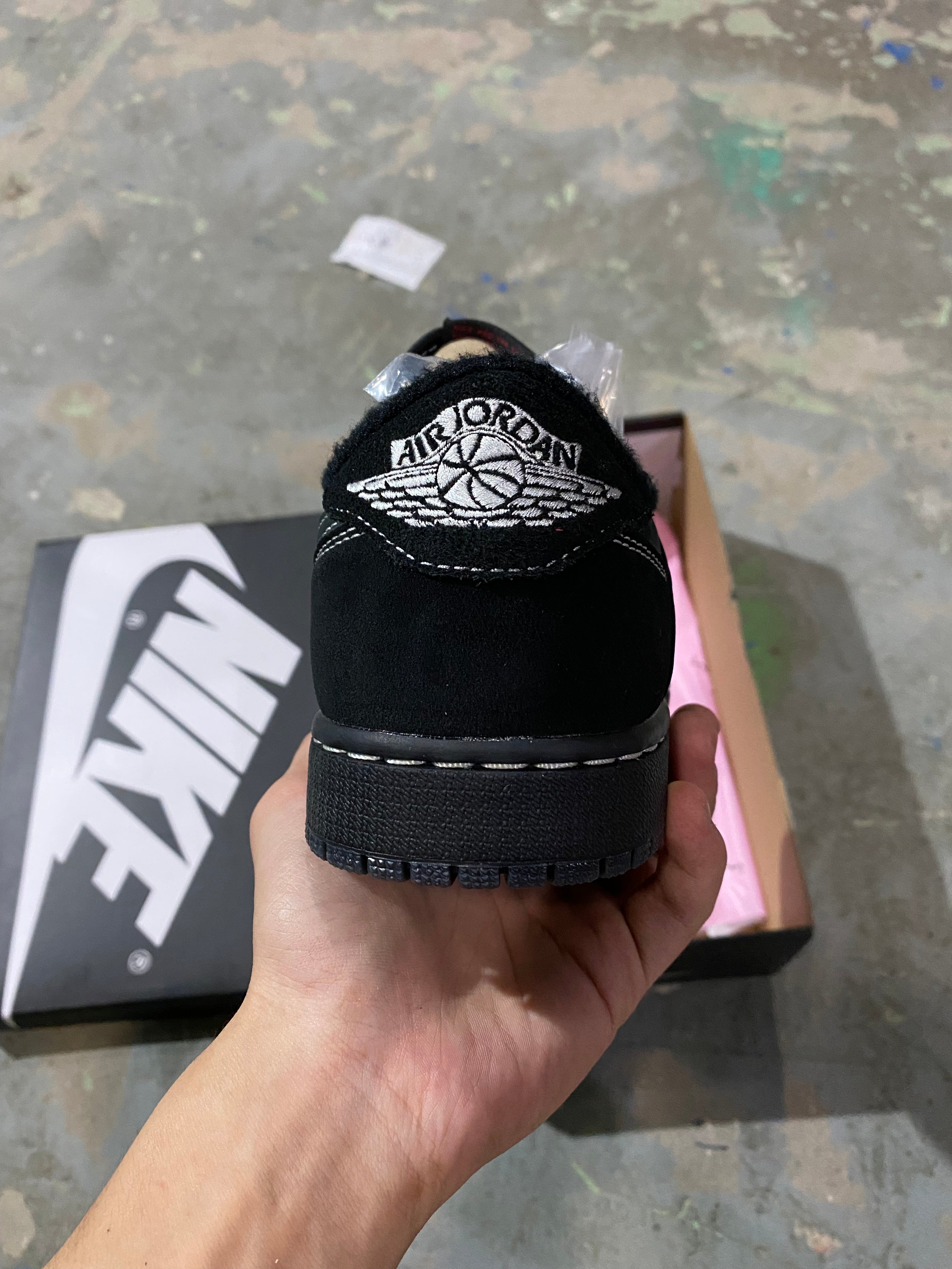 Travis Scott x Air Jordan 1 Low OG SP "Black Phantom"